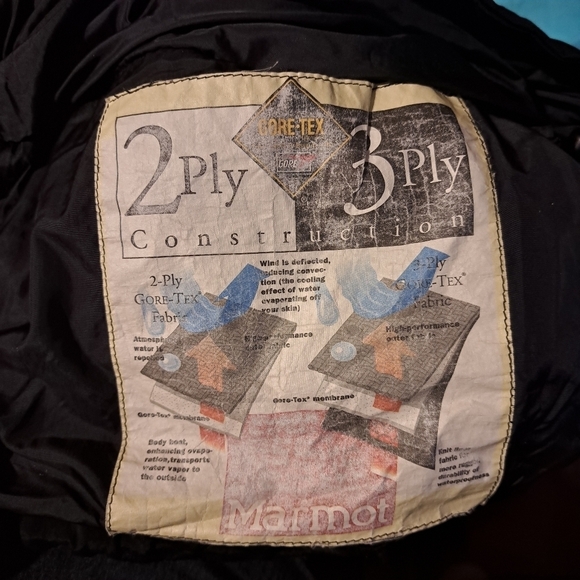 Marmot blue & black jacket size Medium - Picture 7 of 9